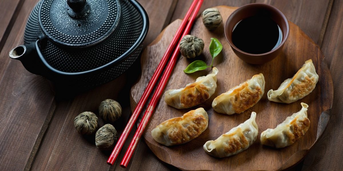 Delicious dumplings enjoyed at Sunday lunch Bella Vista